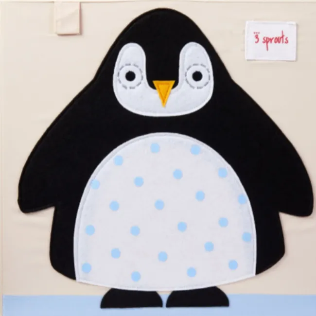 3 sprouts storage box - penguin