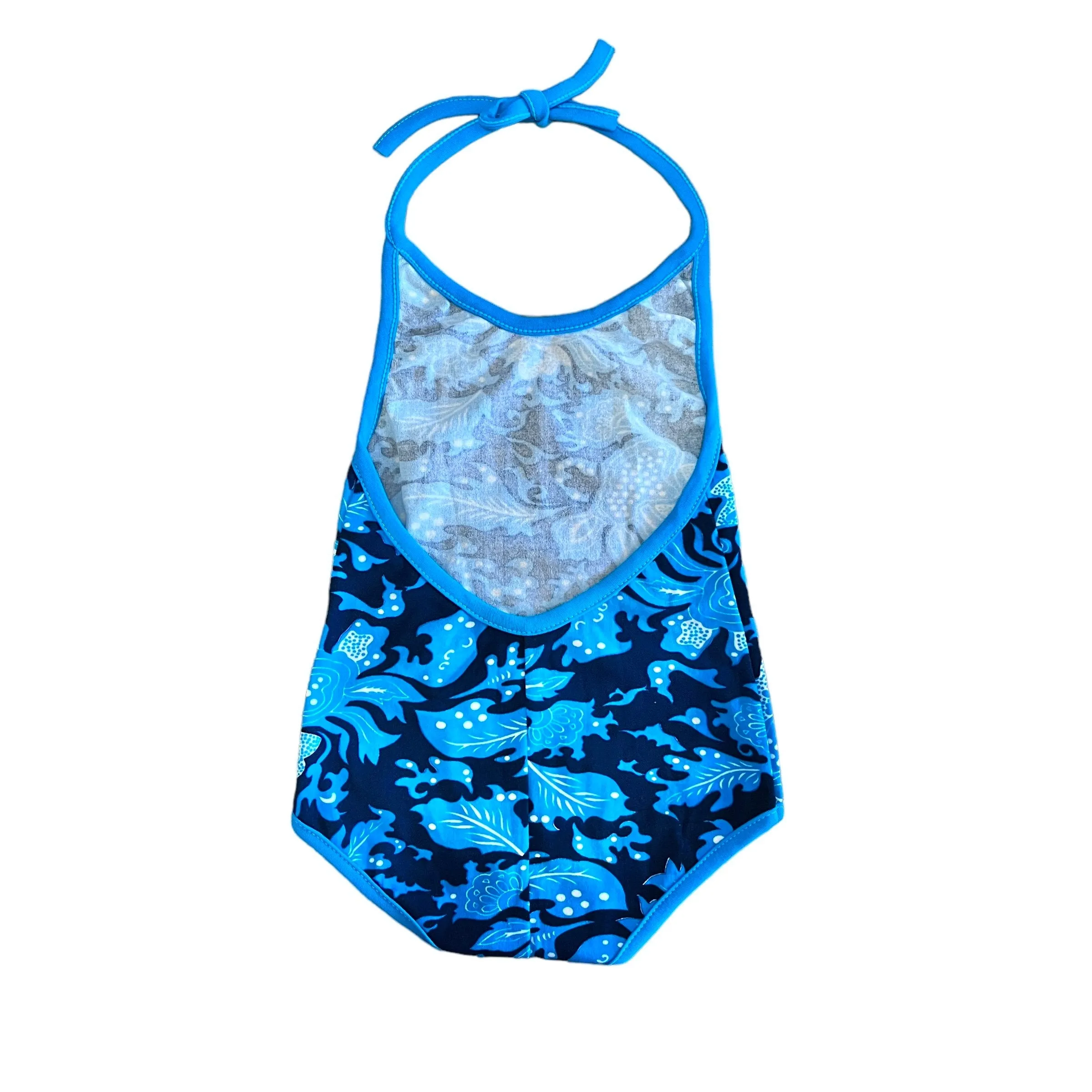 70's Turquoise Swimming Suit / 5-6Y