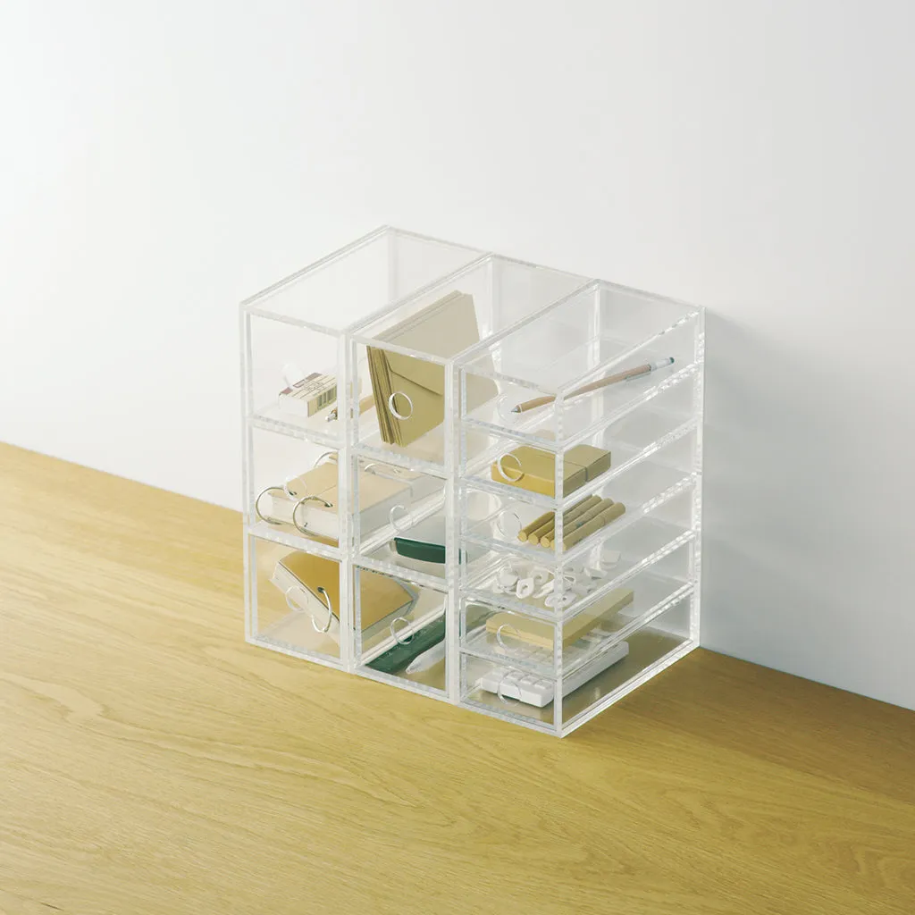 Acrylic Storage Unit - 6 Drawers