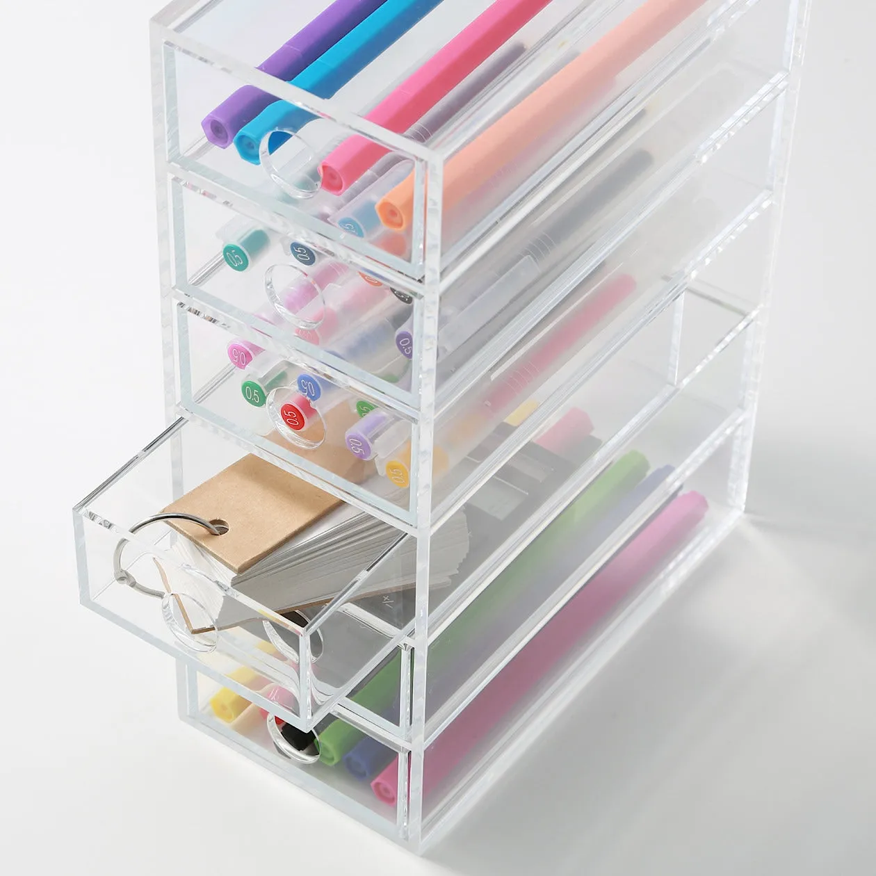 Acrylic Storage Unit - 6 Drawers