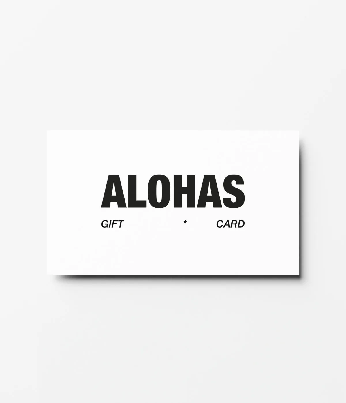 Alohas Gift Card