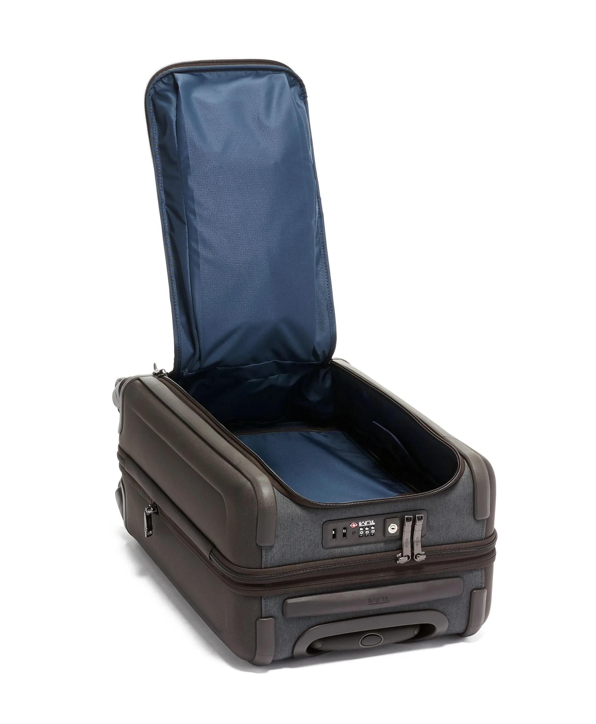 Alpha International Dual Access 4 Wheeled Carry-On