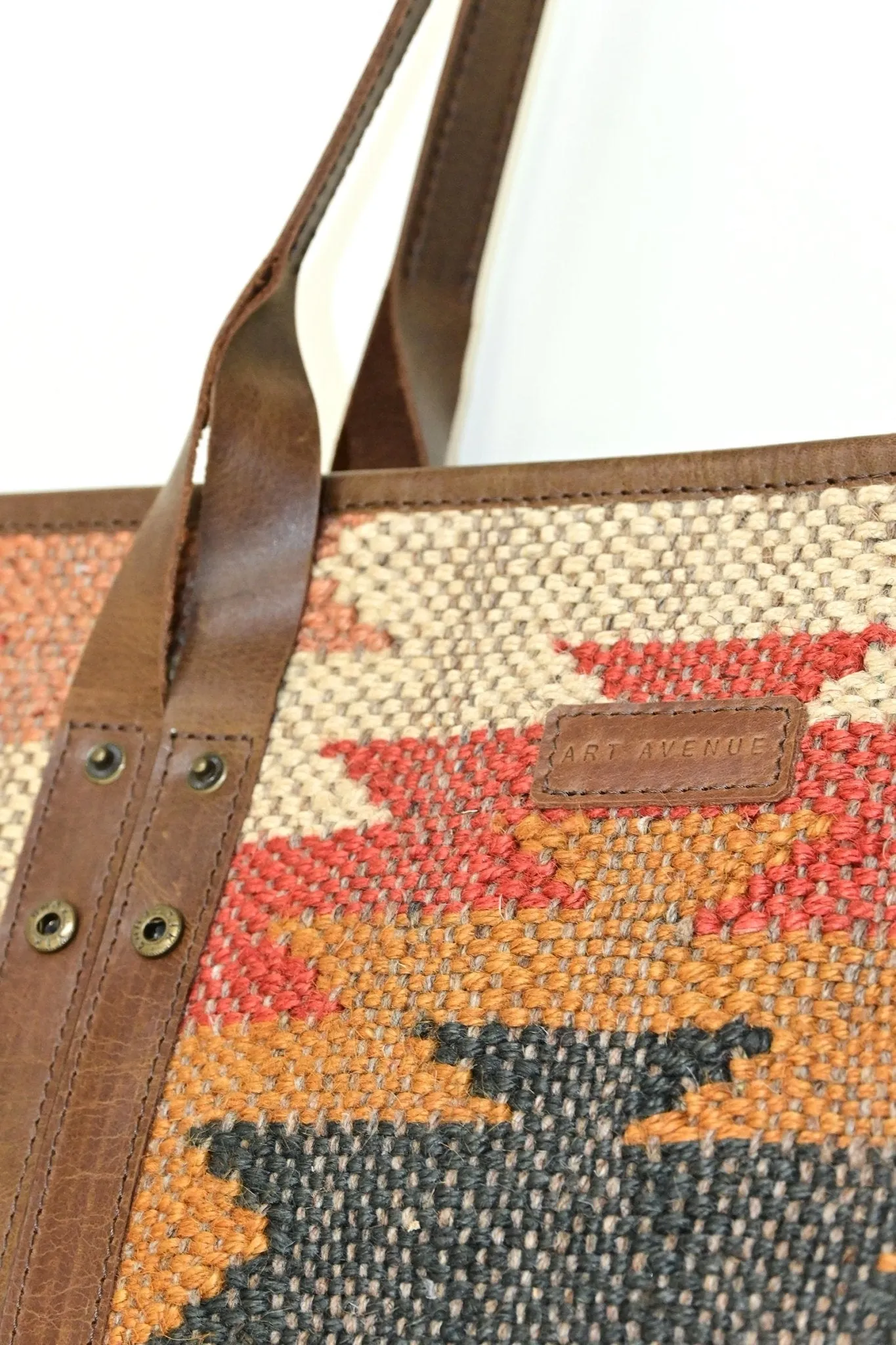 ALPINE - KILIM and LEATHER  BAG