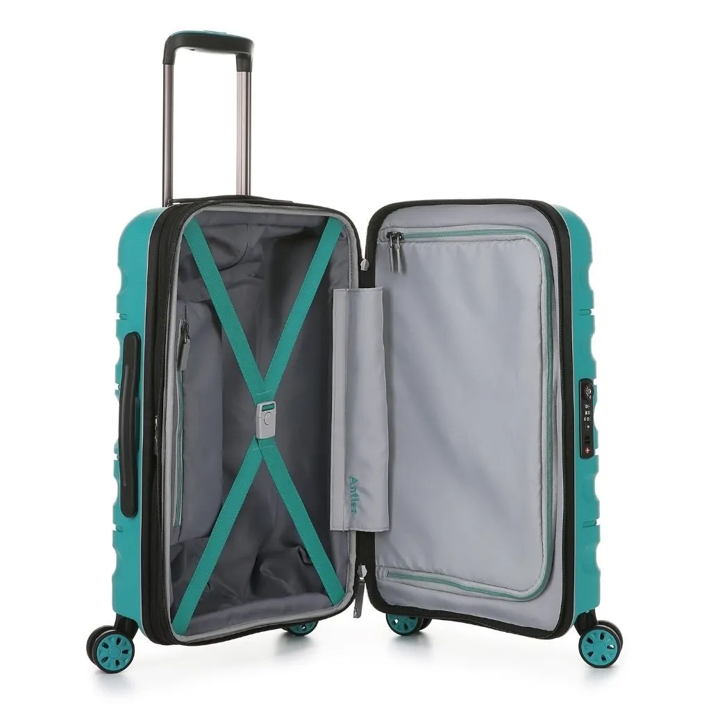 Antler Lincoln 56cm Carry On Hardsided Luggage - Teal