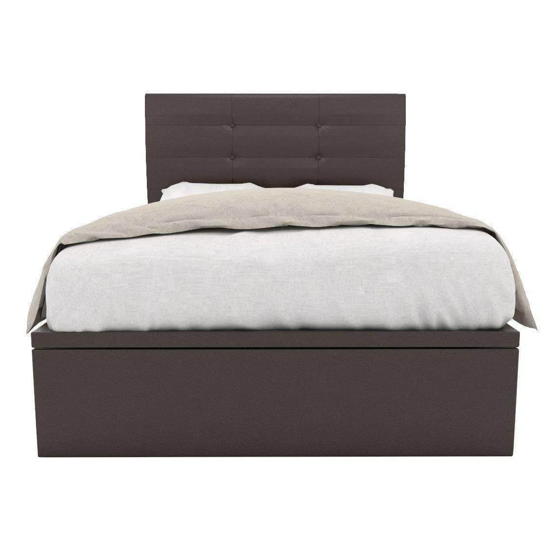 Arlen Faux Leather Storage Bed