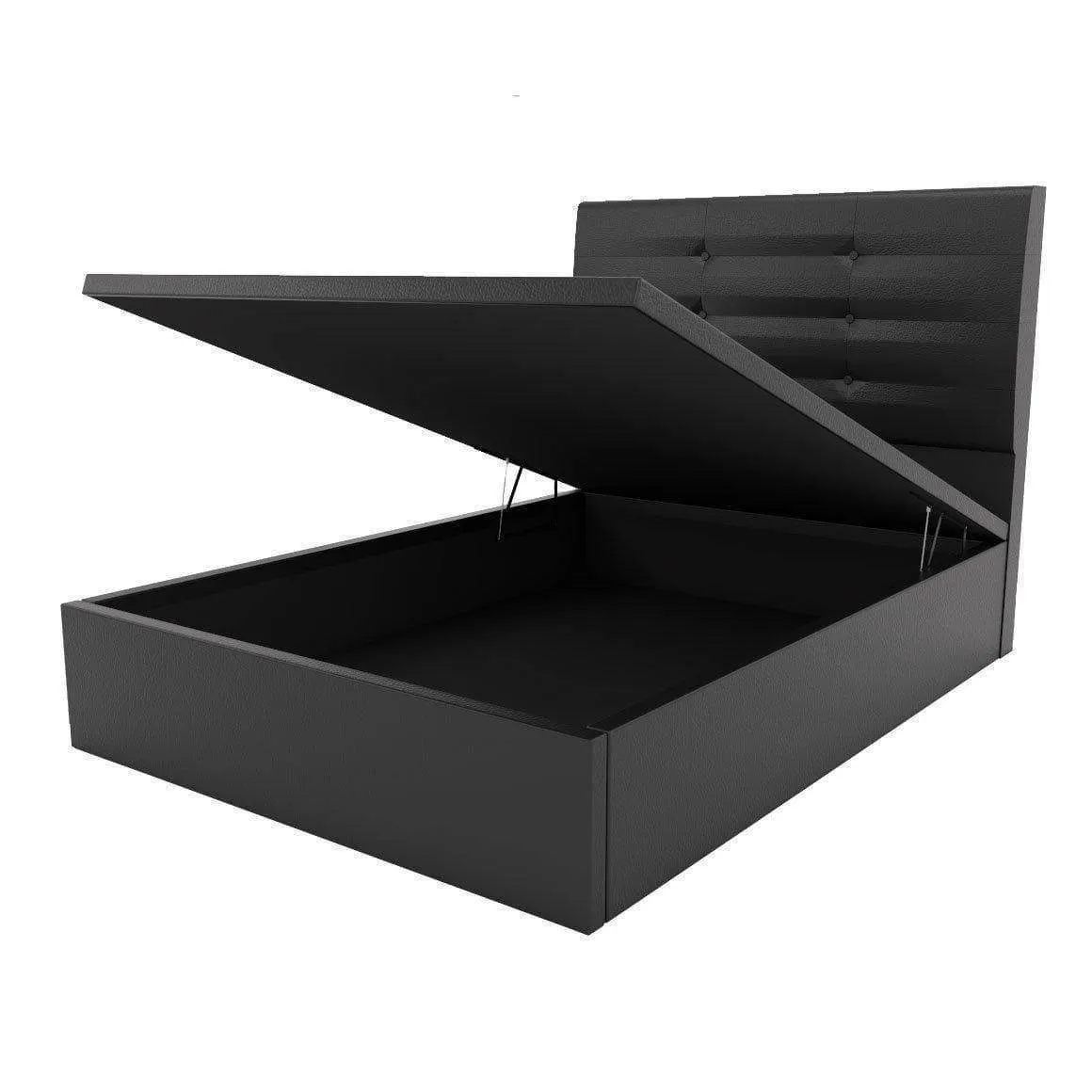 Arlen Faux Leather Storage Bed