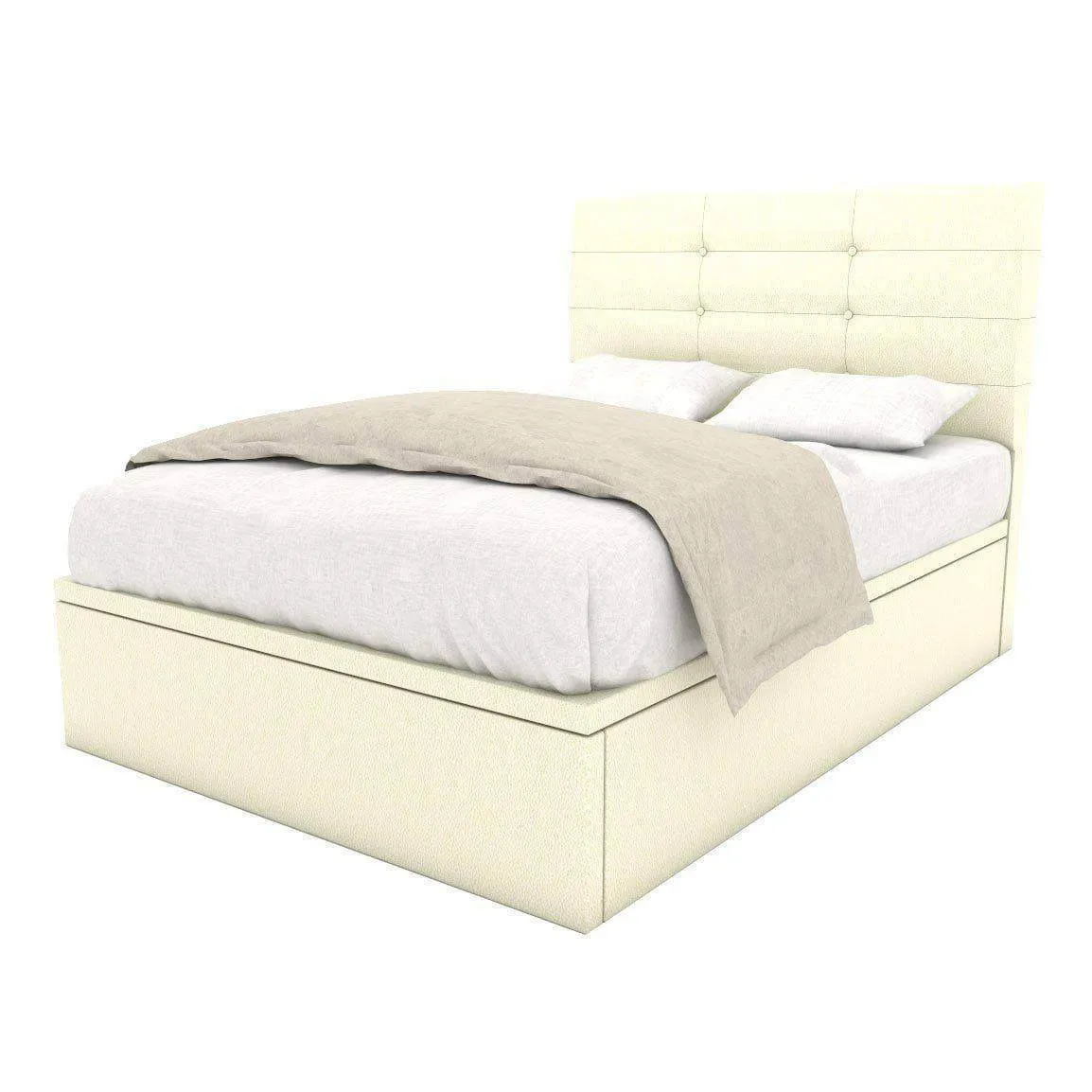 Arlen Faux Leather Storage Bed