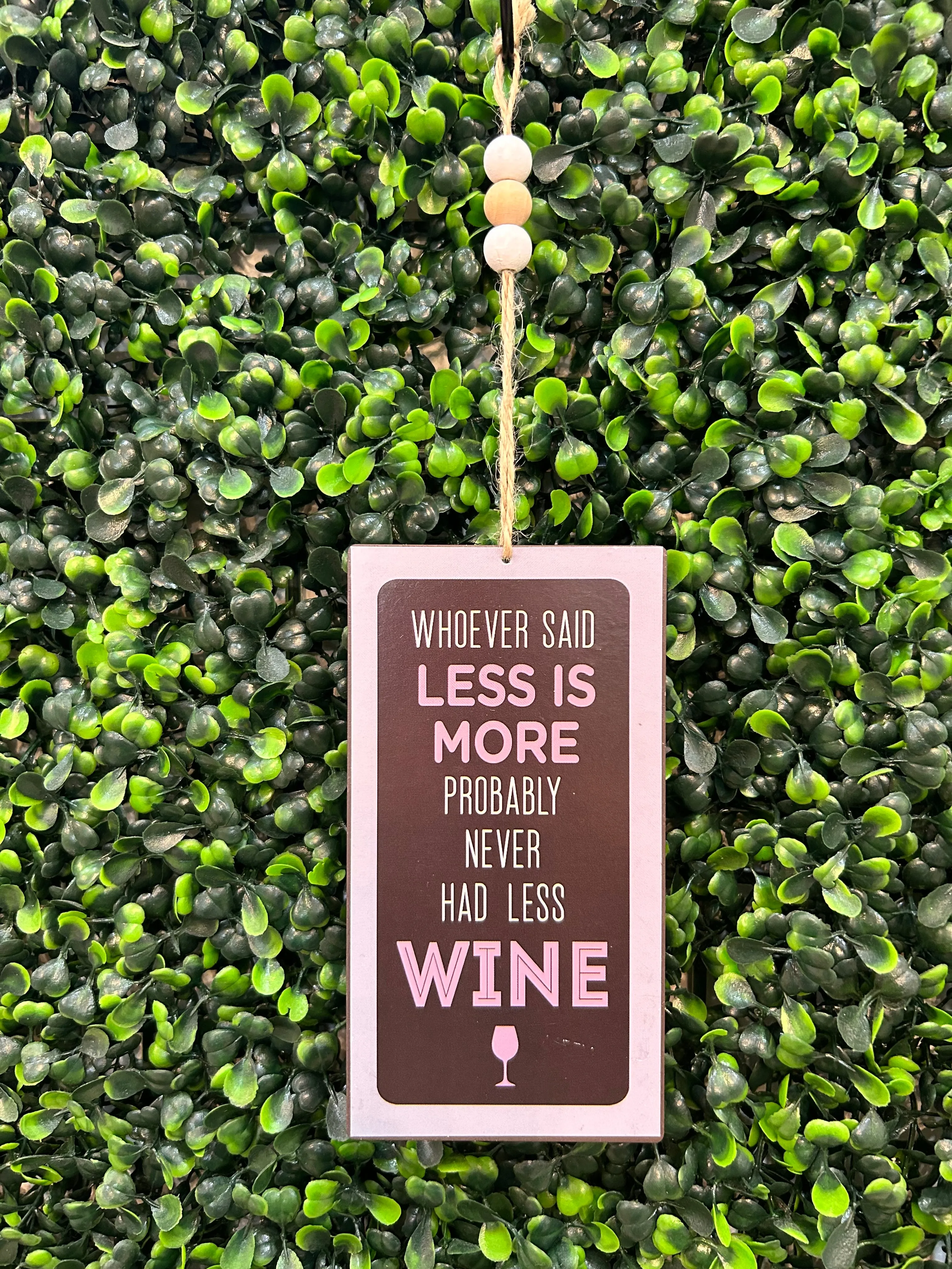 Beaded Hanging Wine Tags