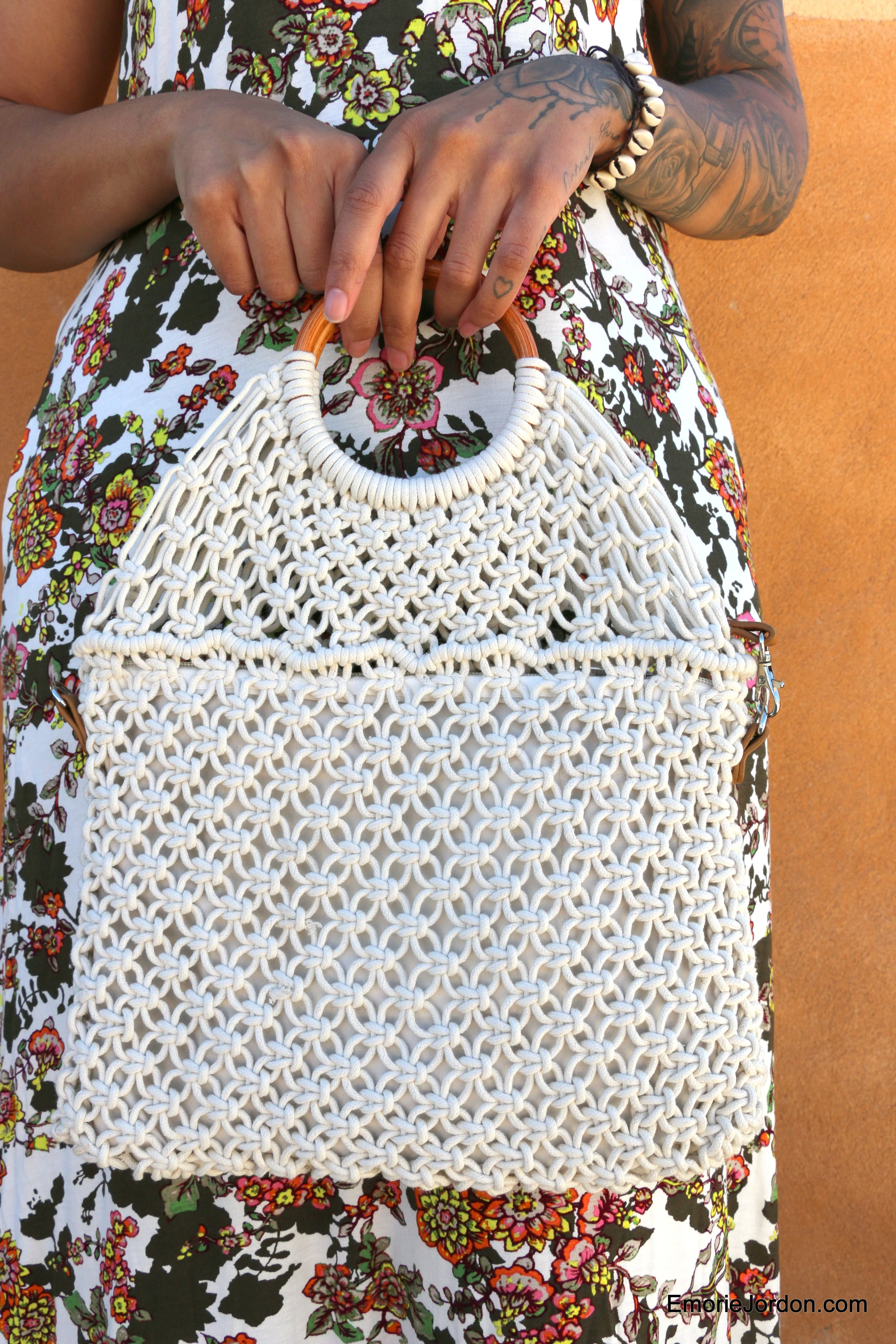 Boho Macrame Bag