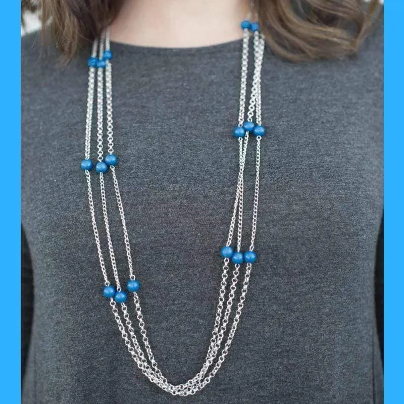 Carry On Blue Necklace