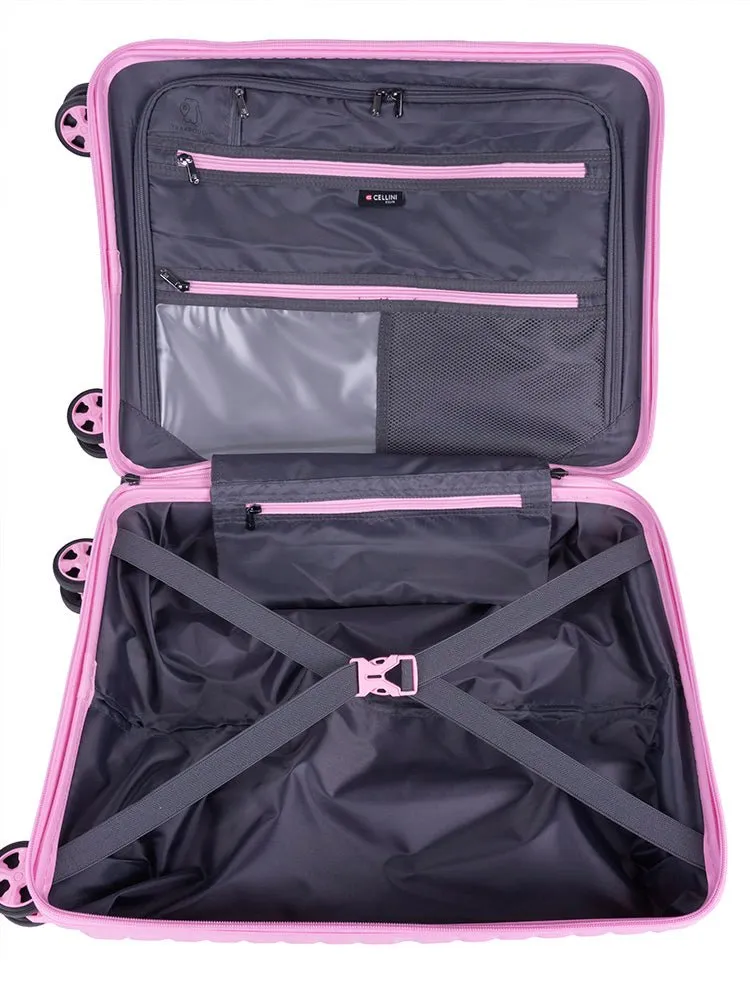 Cellini Bizlite Soft Front Trolley Carry-On Business Case | Pink