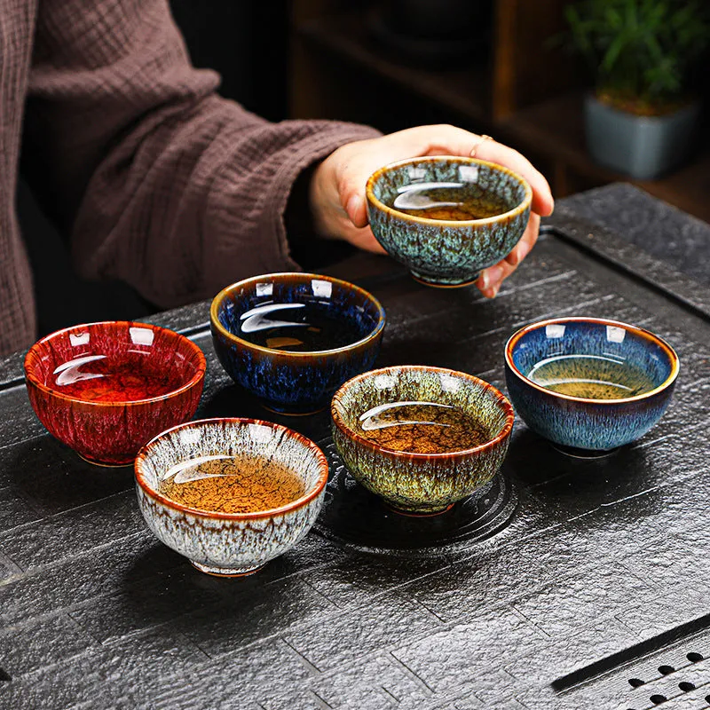 Ceramic household Kung Fu tea set