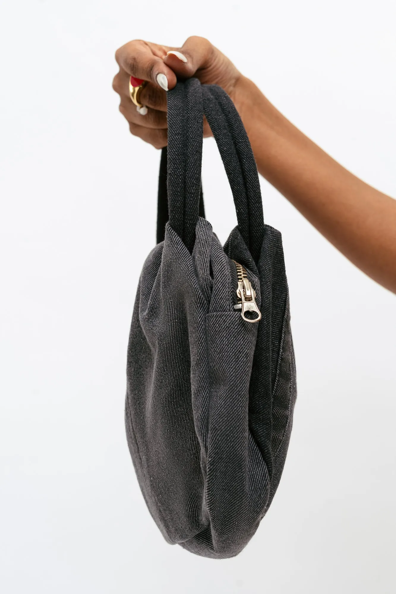 Charcoal Handheld Bag