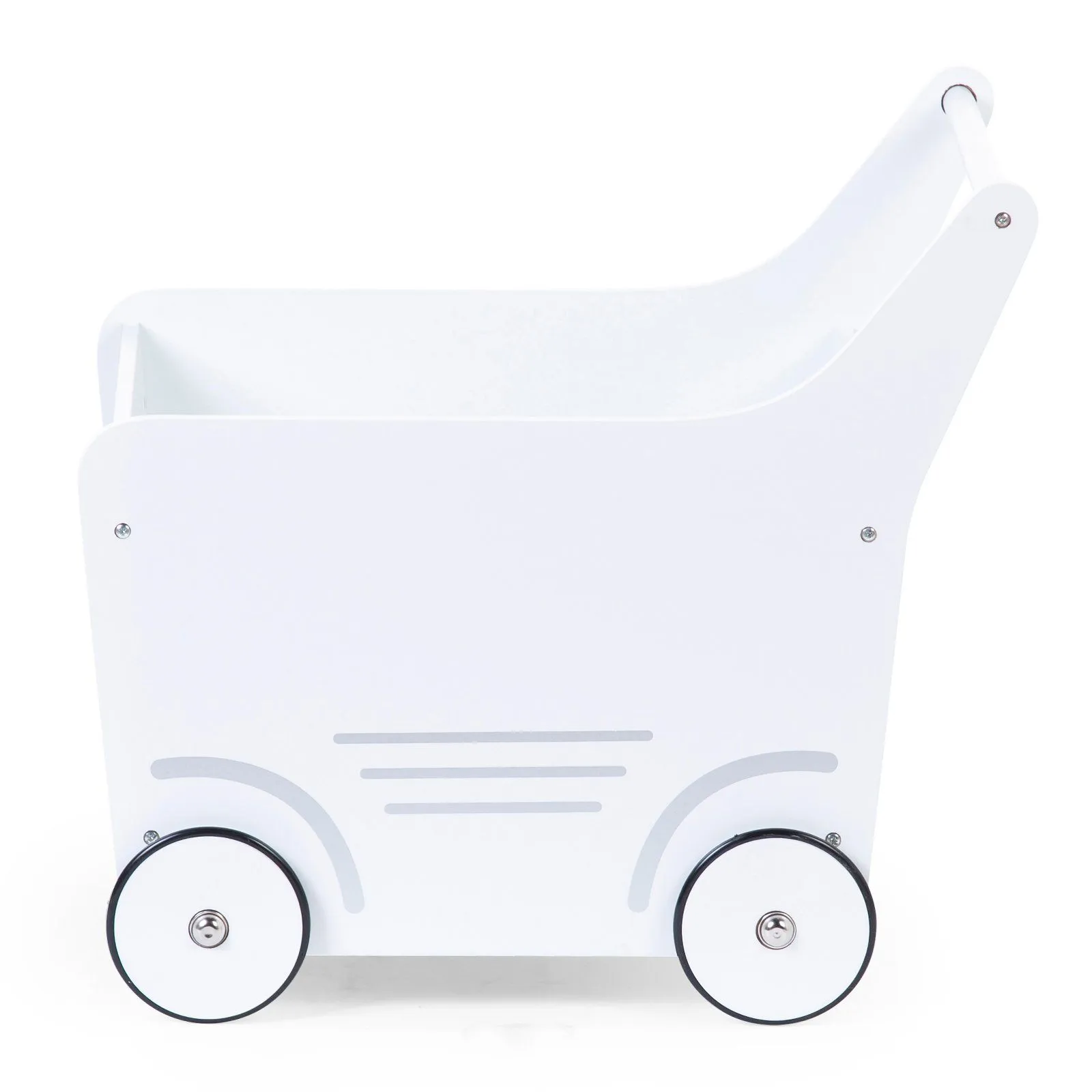 Childhome Wooden Toy Stroller / Storage - White