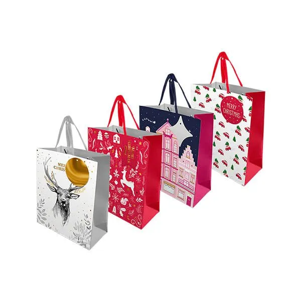 Christmas Traditional Medium Gift Bag