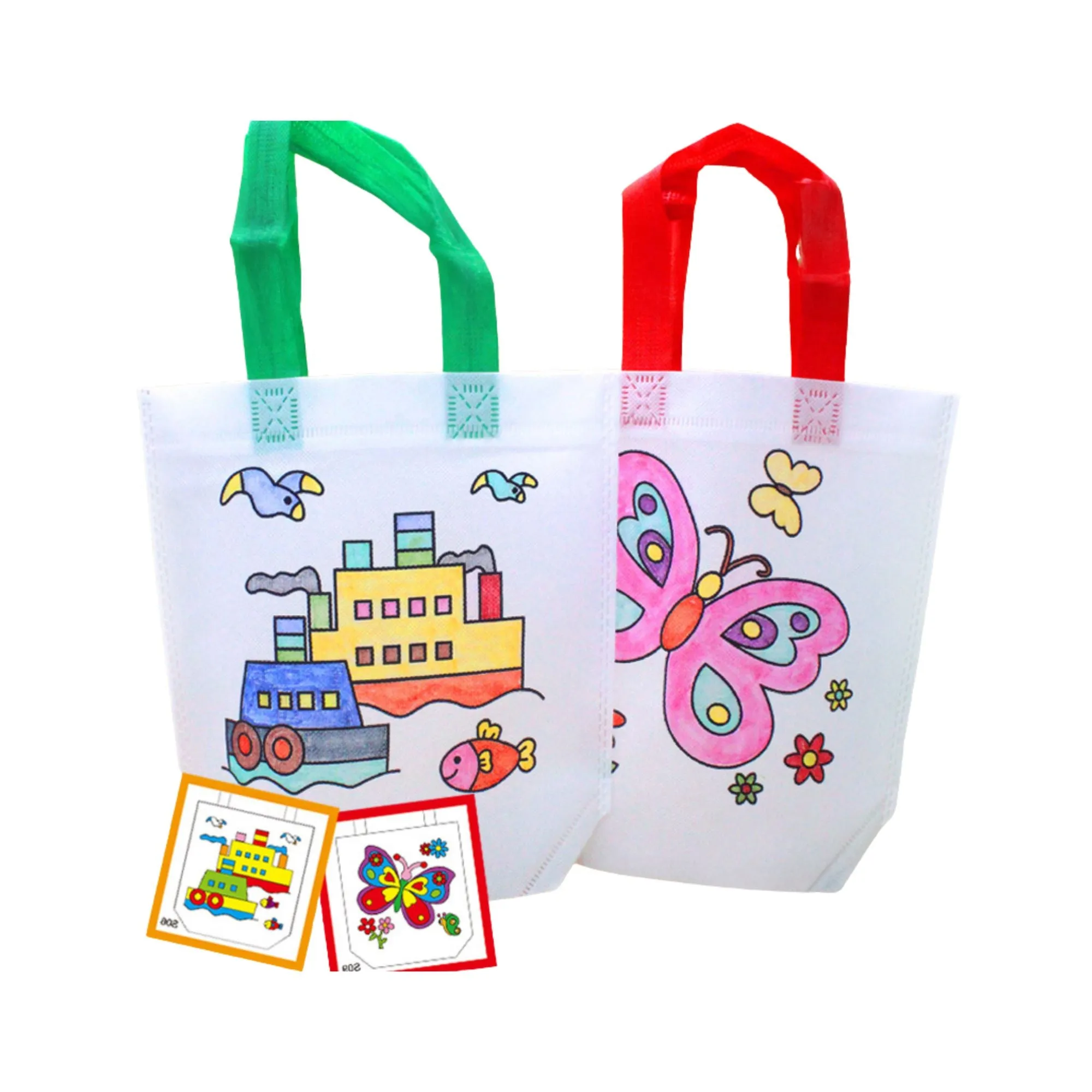 DIY Colouring Bag