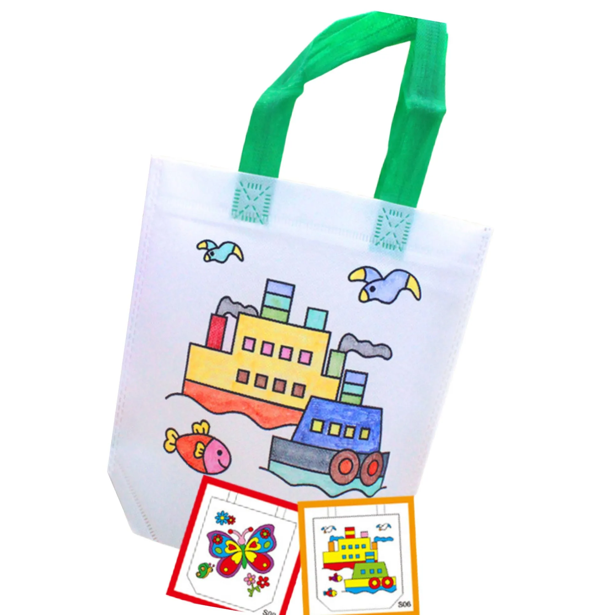 DIY Colouring Bag