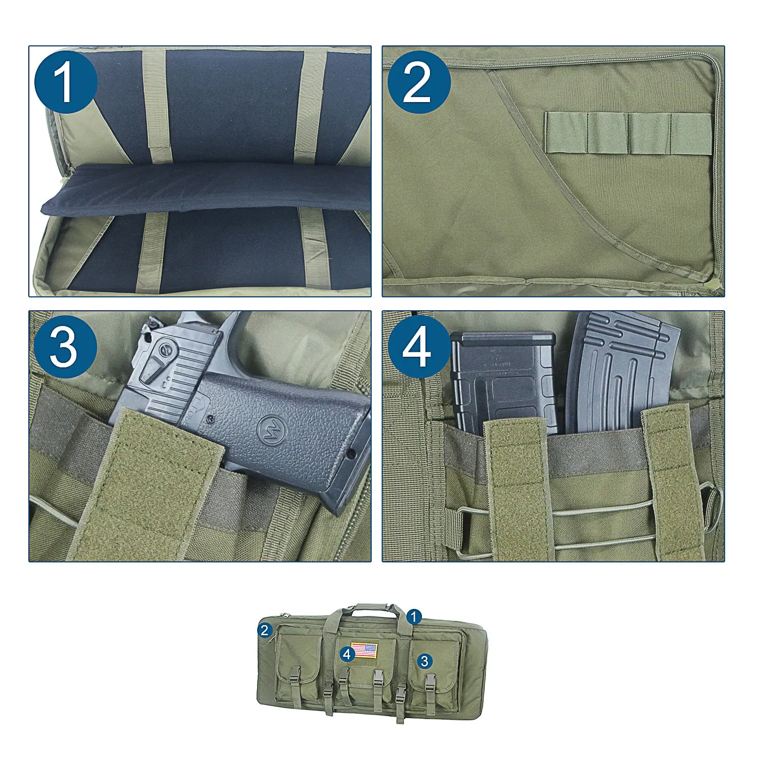 Double Rifle Bag