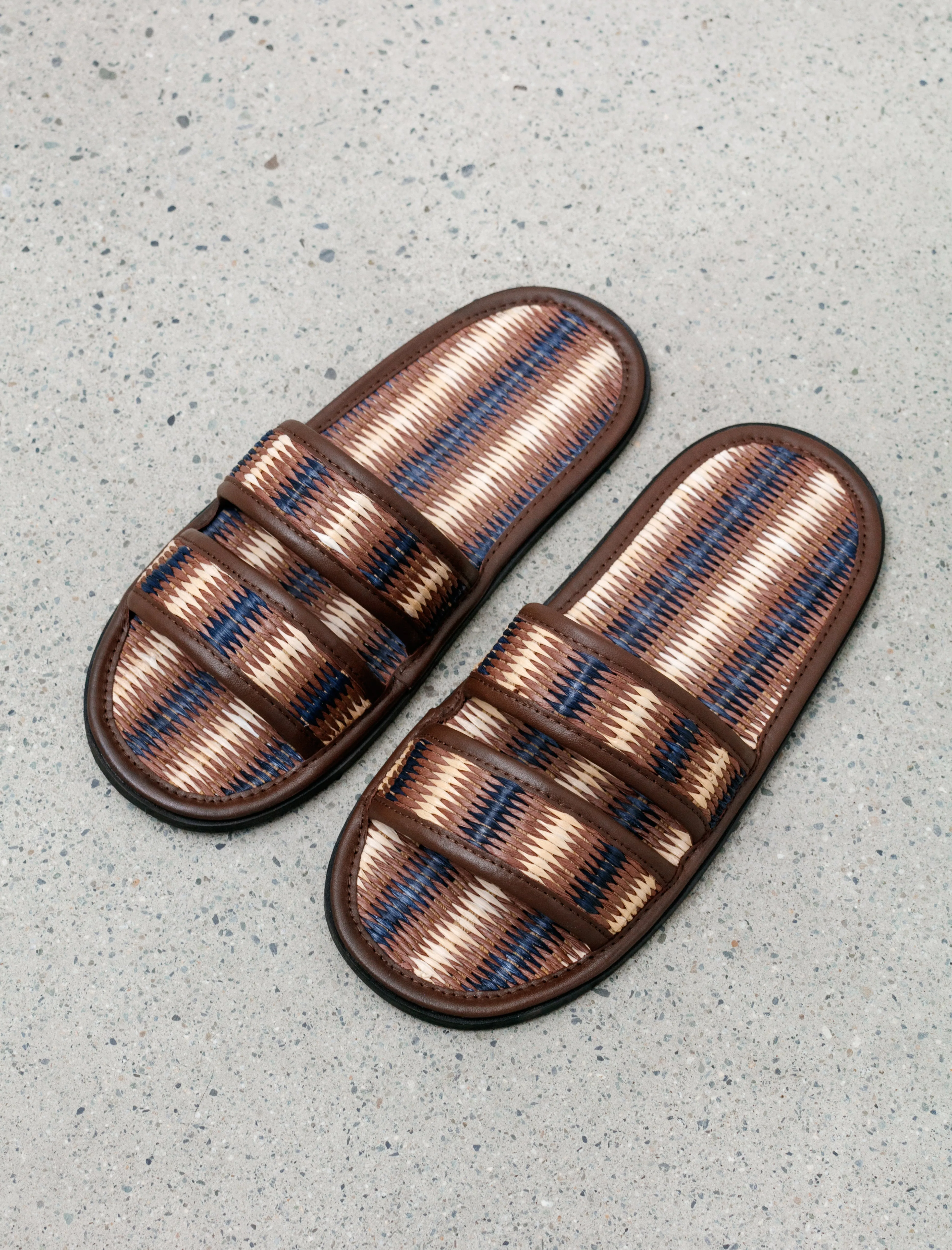 Duotone Summer Slides Brown Blue