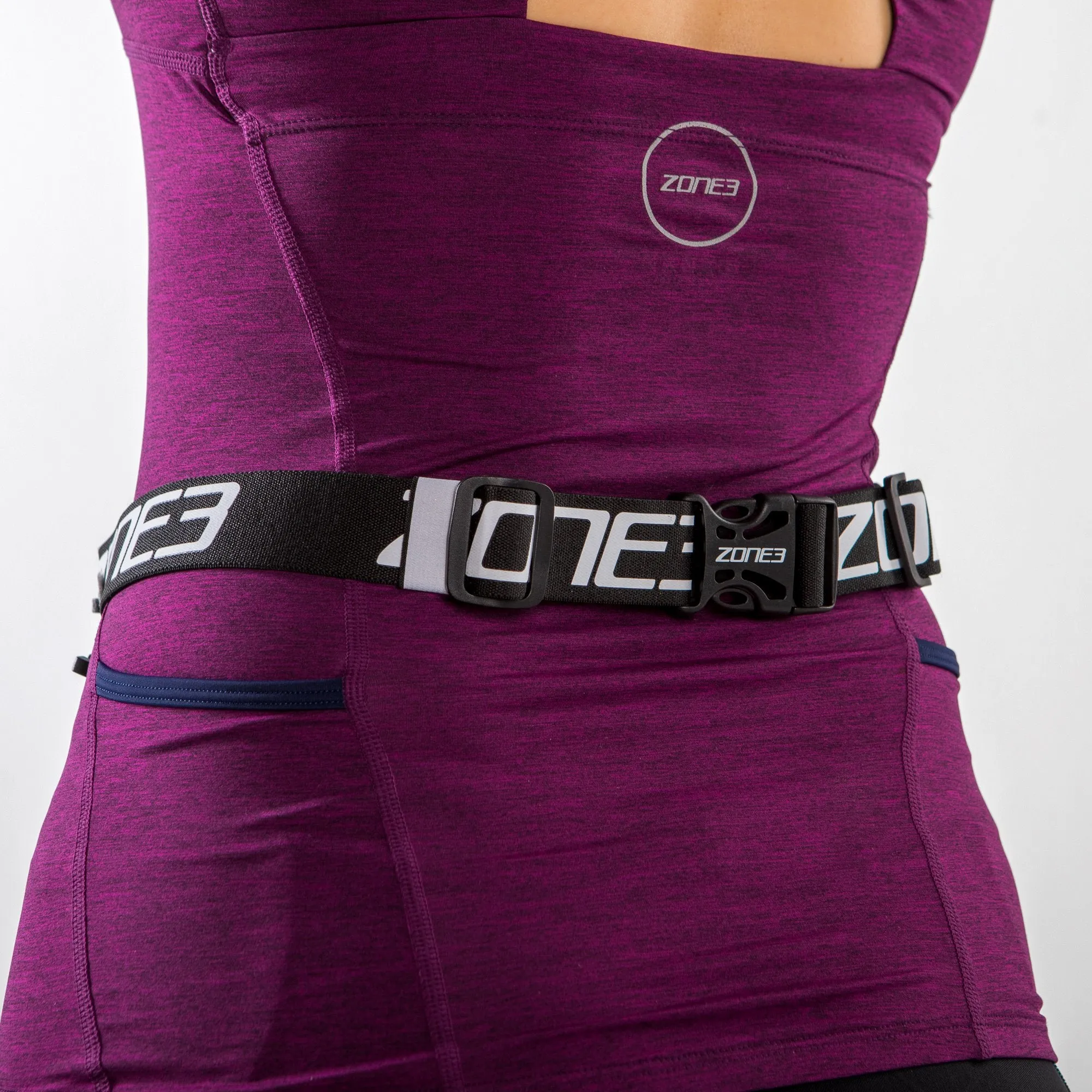 Endurance Number Belt with Neoprene Fuel Pouch and Energy Gel Storage