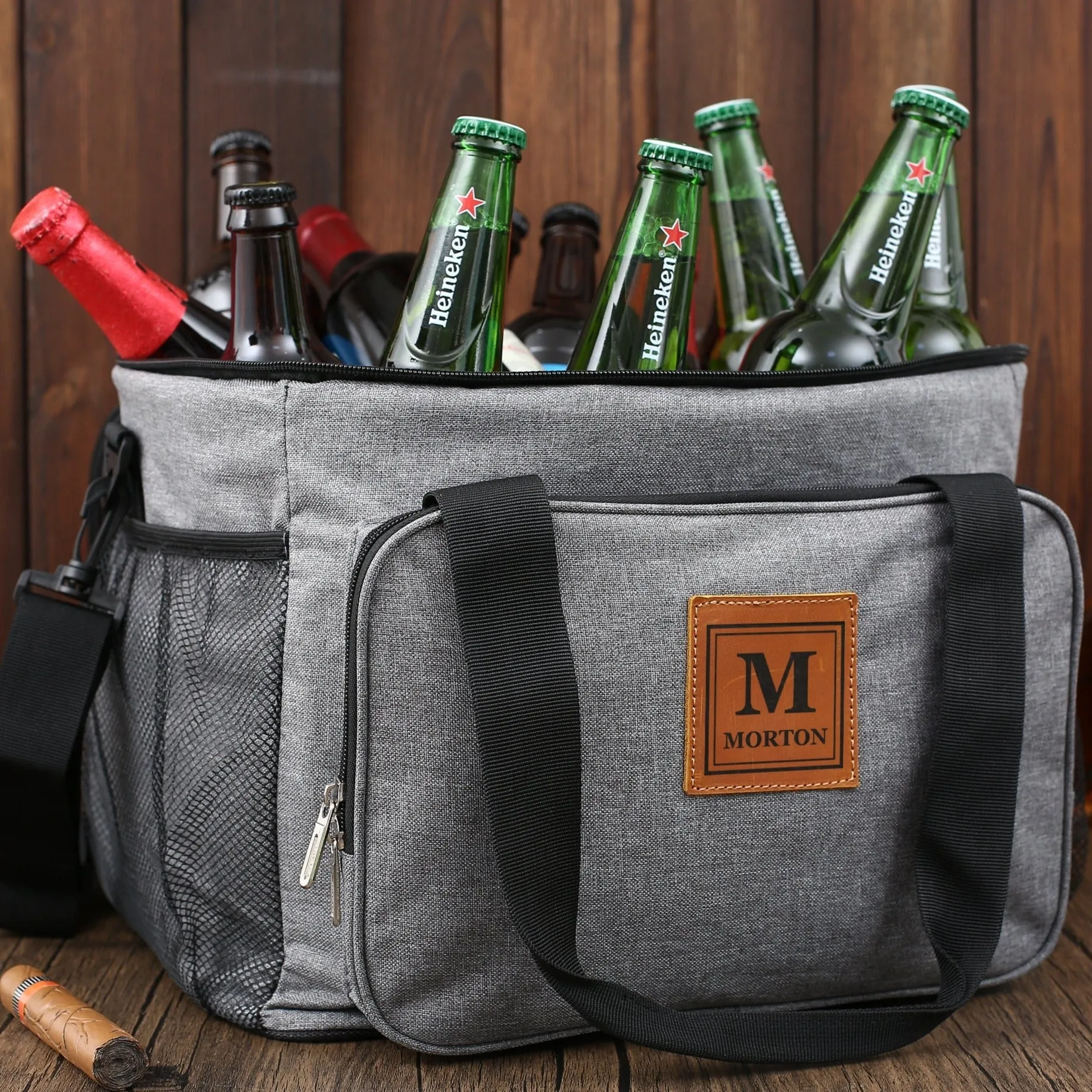 Engraved Insulated Bag, Wedding Party Gift, Golf Cooler, Lunch Cooler Bag