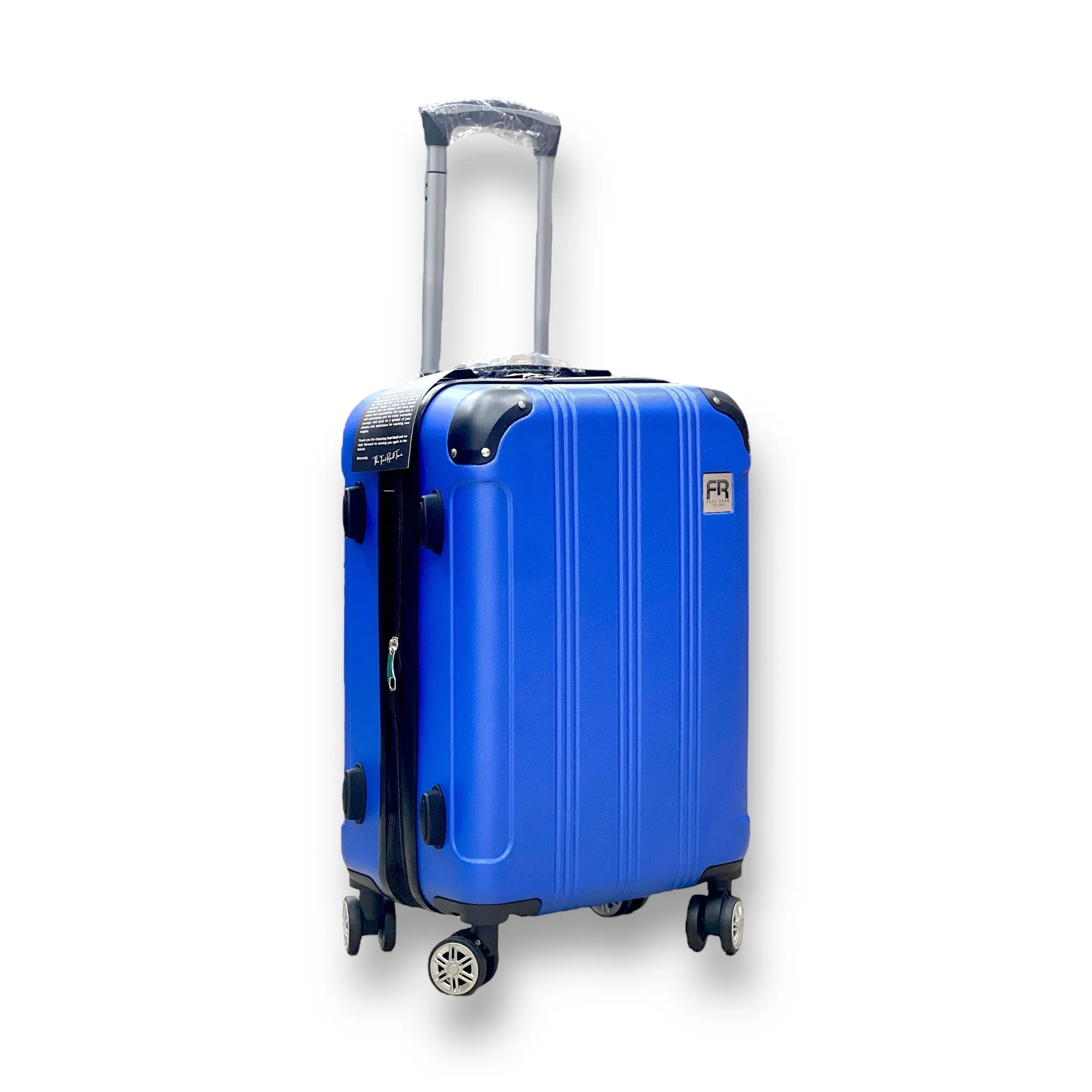 Fast Road Hardside Expandable Roller Luggage Blue, Carry-on 20 inch