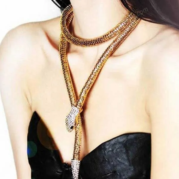 Hanging Snake Necklace