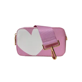 Jamie Heart Camera Bag w/Interchangeable Bag Strap