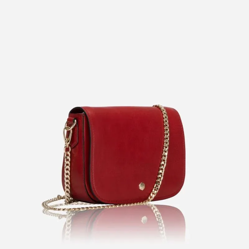 Jekyll and Hide Paris Saddle Bag | Red