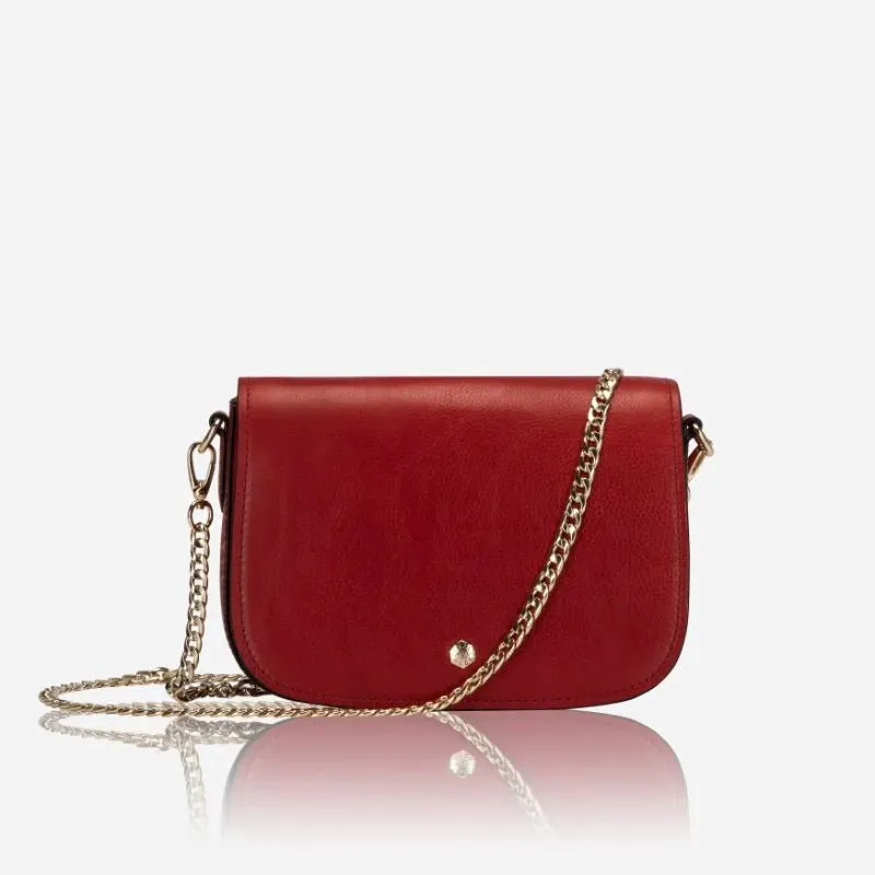 Jekyll and Hide Paris Saddle Bag | Red