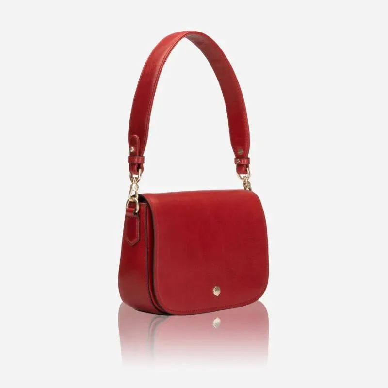 Jekyll and Hide Paris Saddle Bag | Red