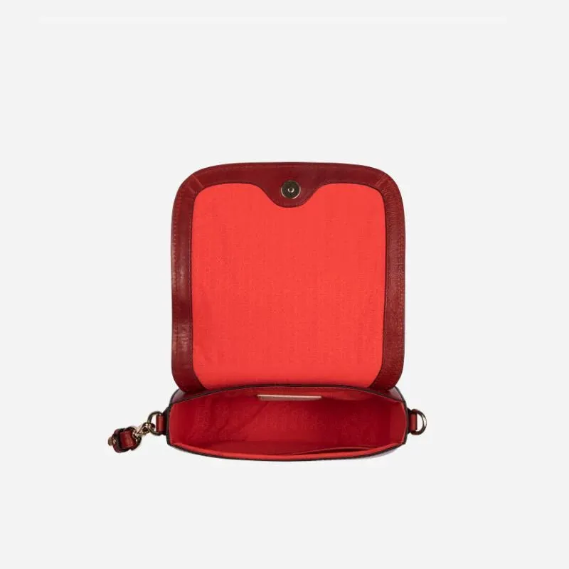 Jekyll and Hide Paris Saddle Bag | Red