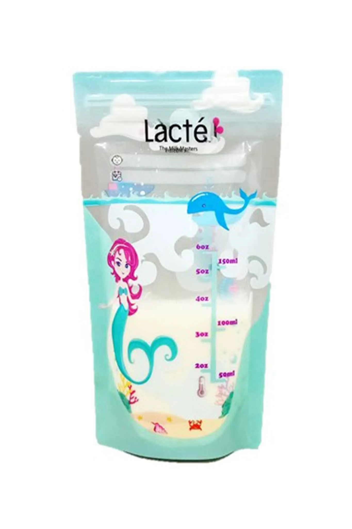 Lacte Breast Milk Storage Bag 6oz 25 Pack