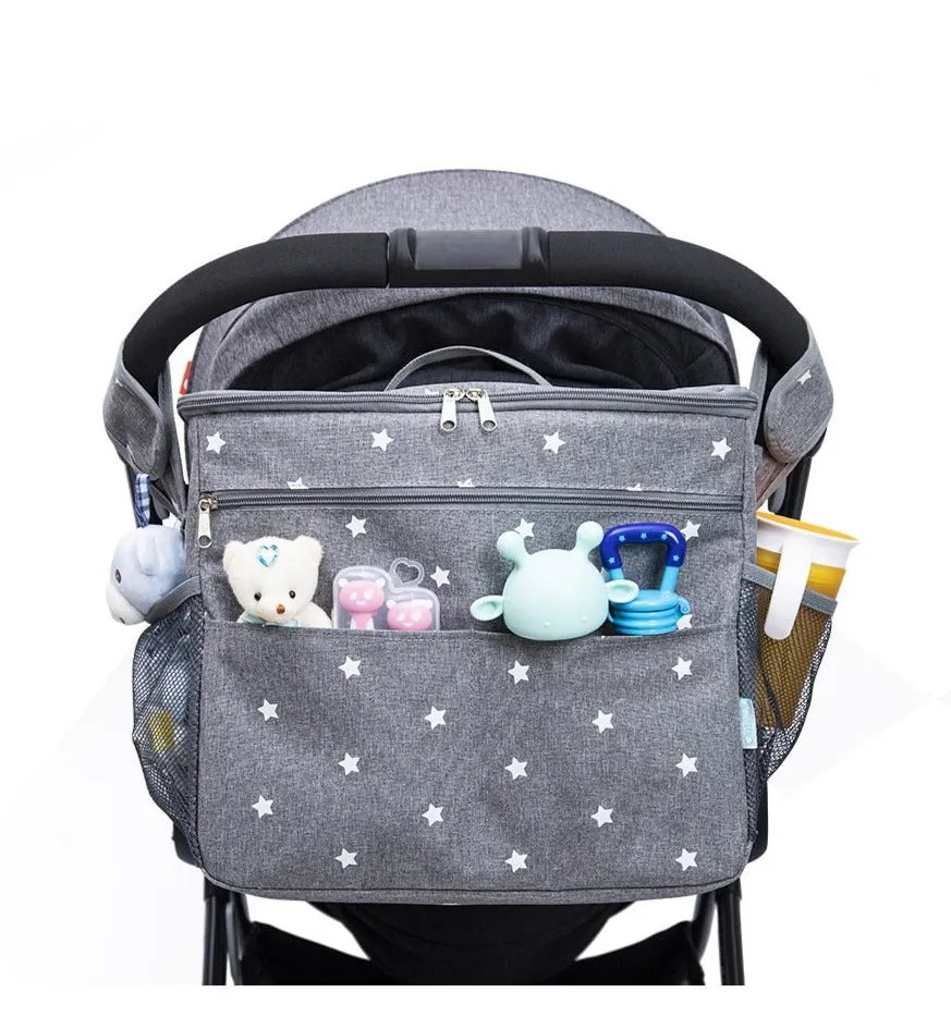 Large Capacity Backpack Organiser Stroller Bag Nappy Bag