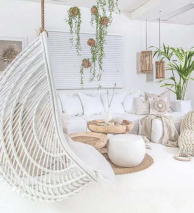 MAKEBA HANGING CHAIR | WHITE