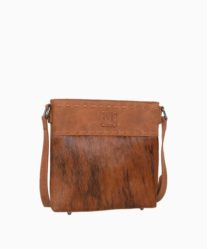 Montana West Genuine Leather Concealed Carry Crossbody Bag