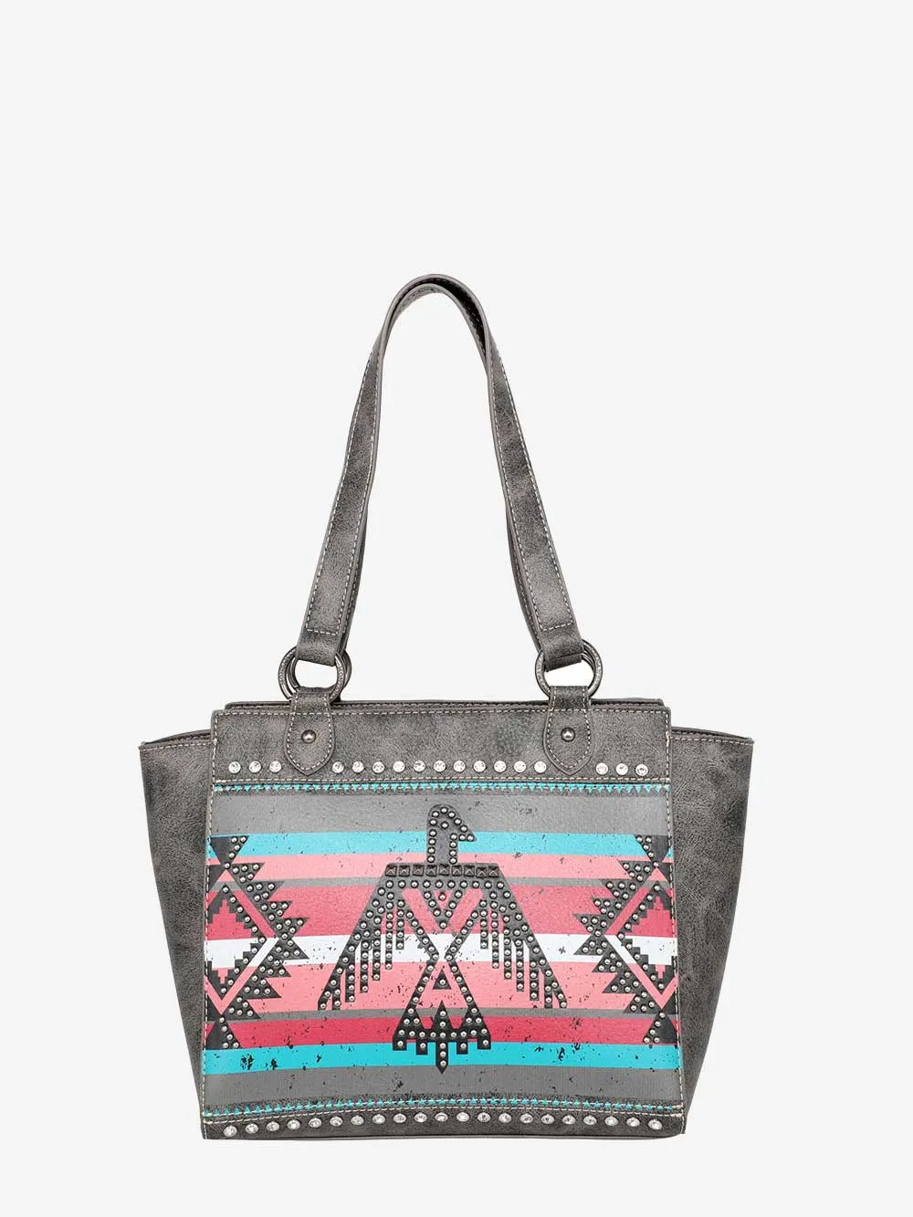 Montana West Thunderbird Aztec Carry Tote Bag