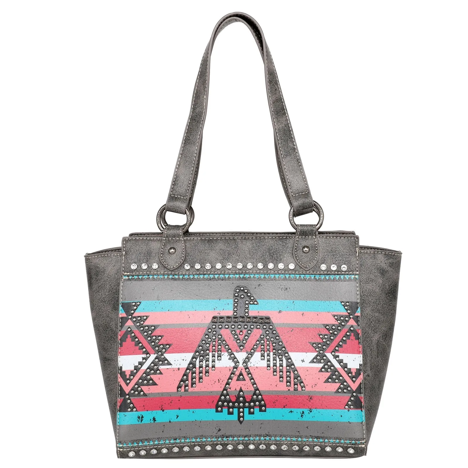 Montana West Thunderbird Aztec Carry Tote Bag