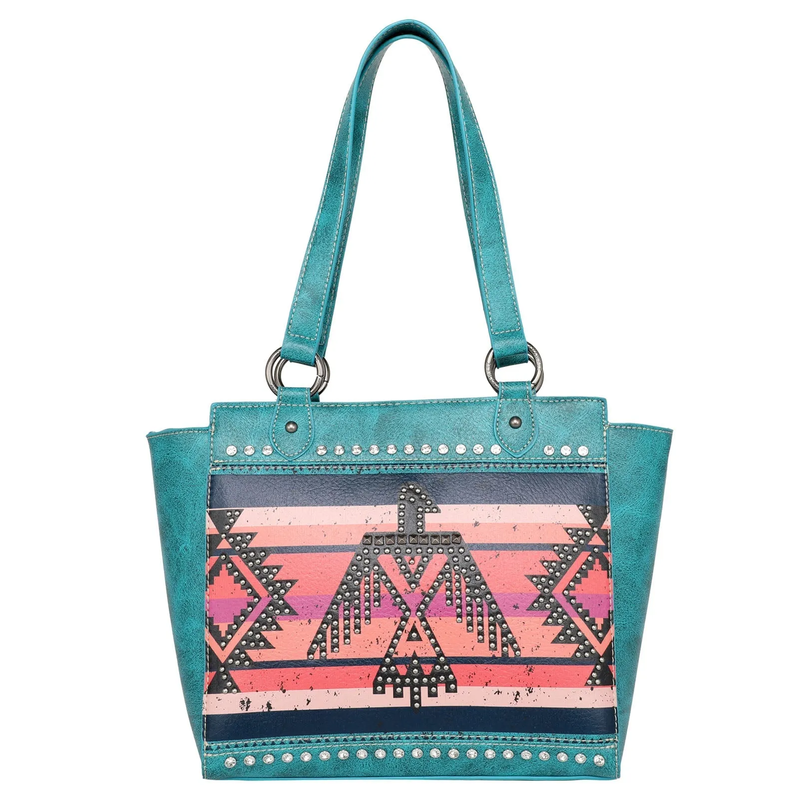 Montana West Thunderbird Aztec Carry Tote Bag