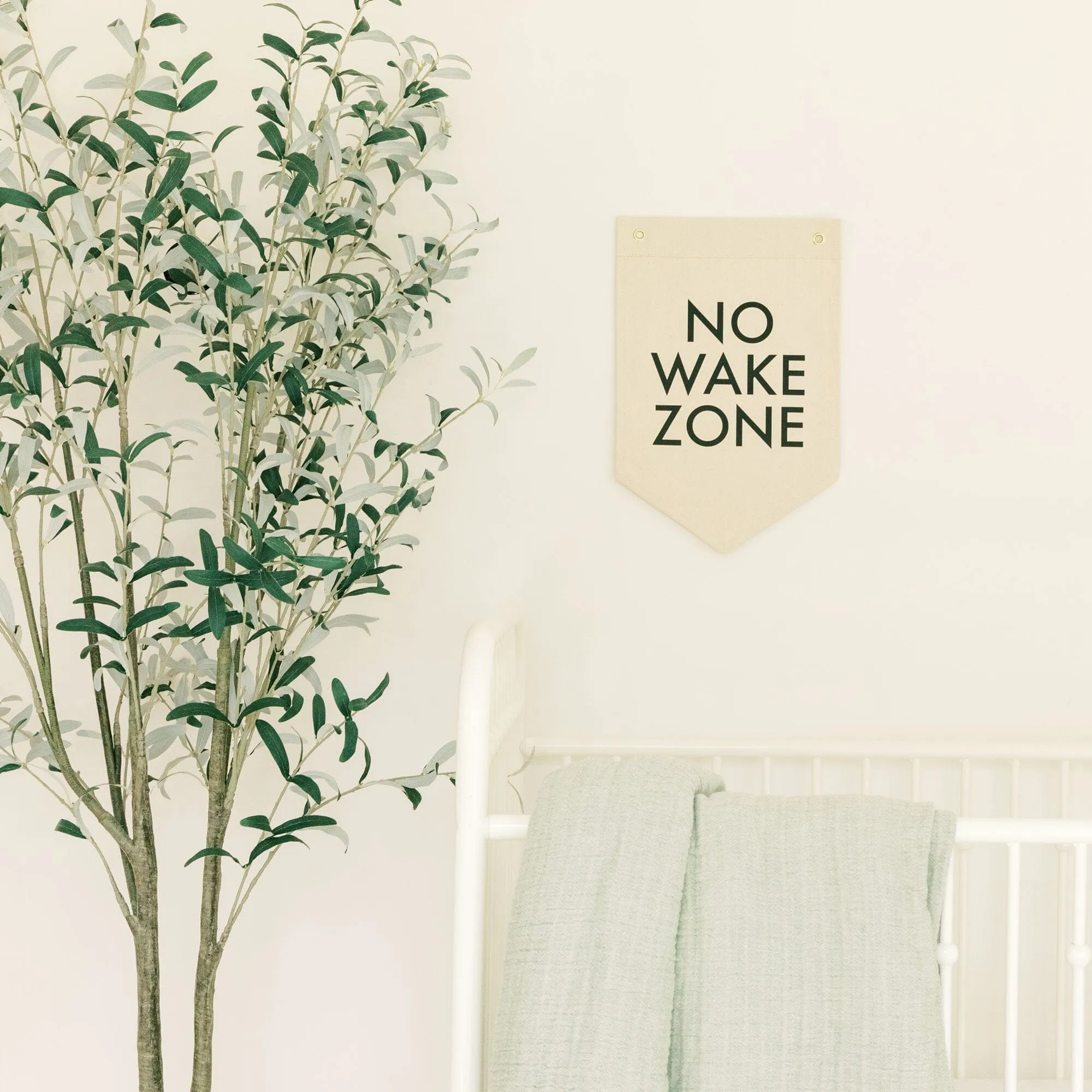 No Wake Zone Wall Hanging