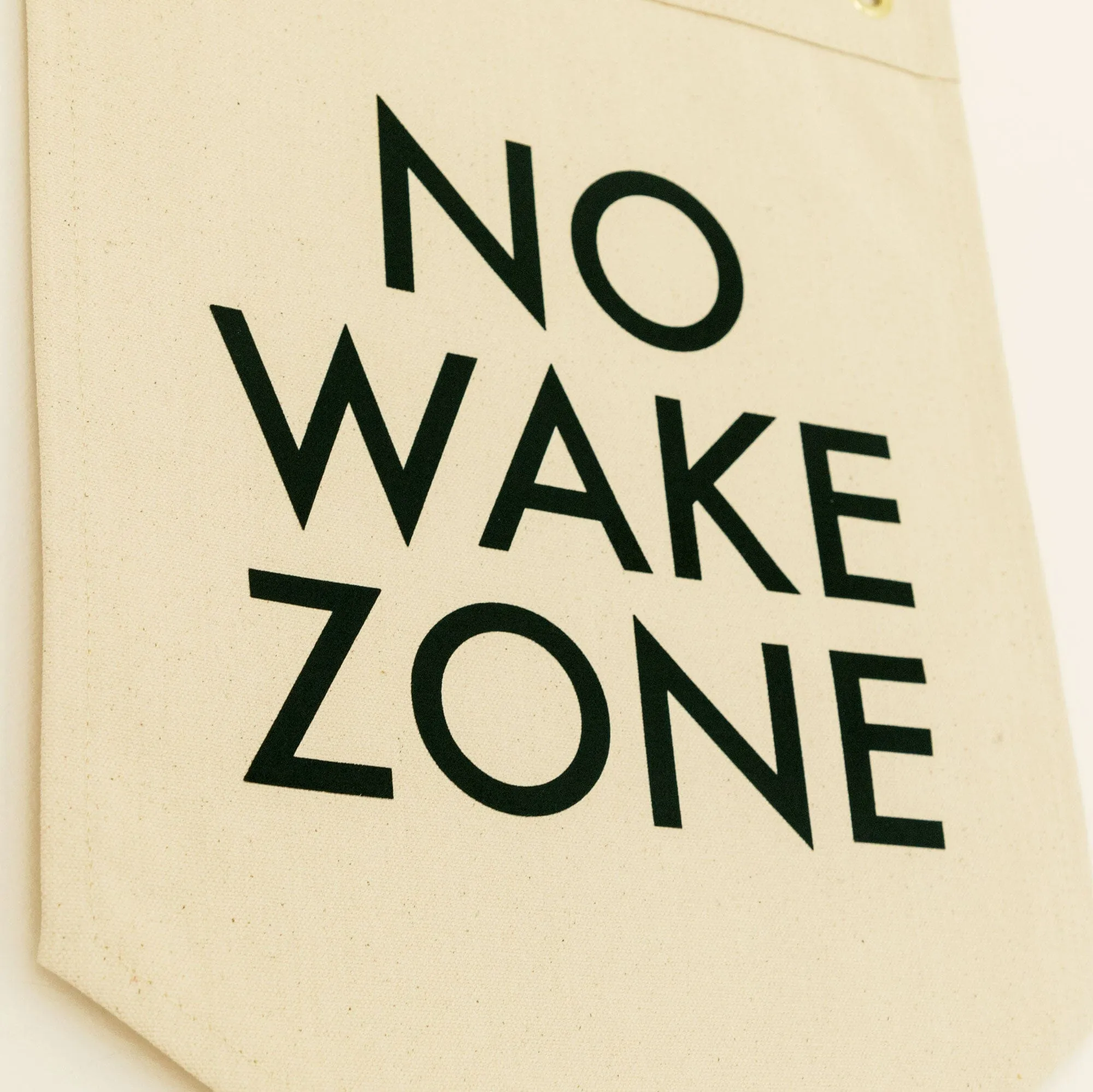 No Wake Zone Wall Hanging