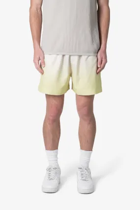 Ombre Summer Shorts - Light Yellow