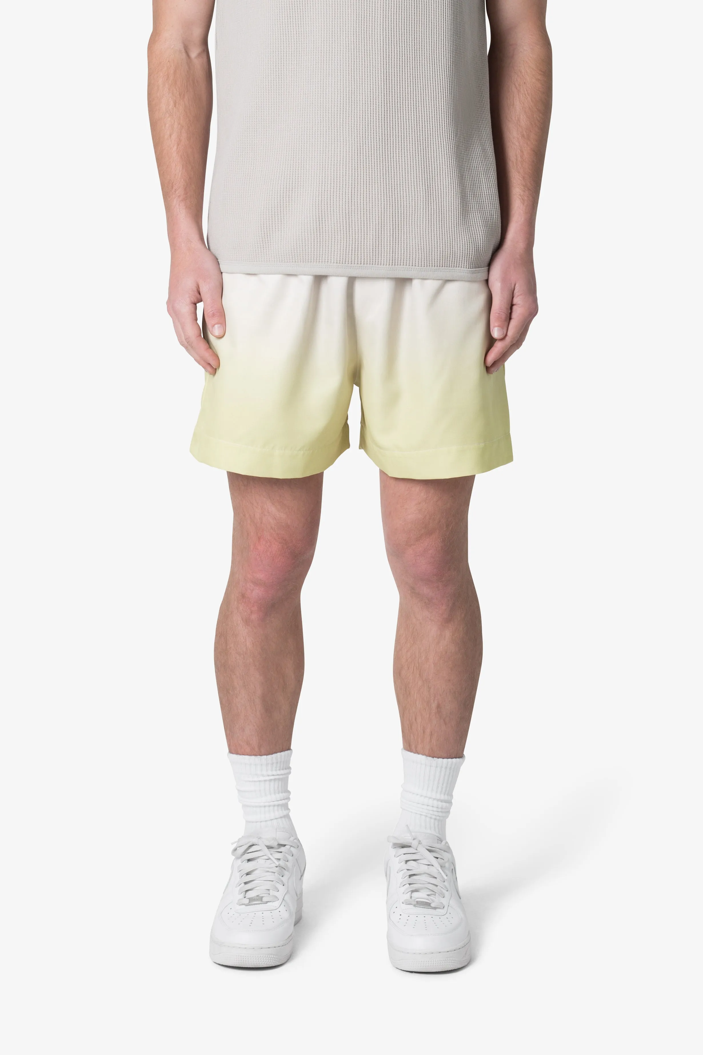 Ombre Summer Shorts - Light Yellow