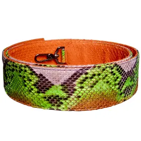 Orange and Green Bag Strap