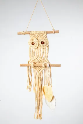 Owl Macrame Wall Hanging