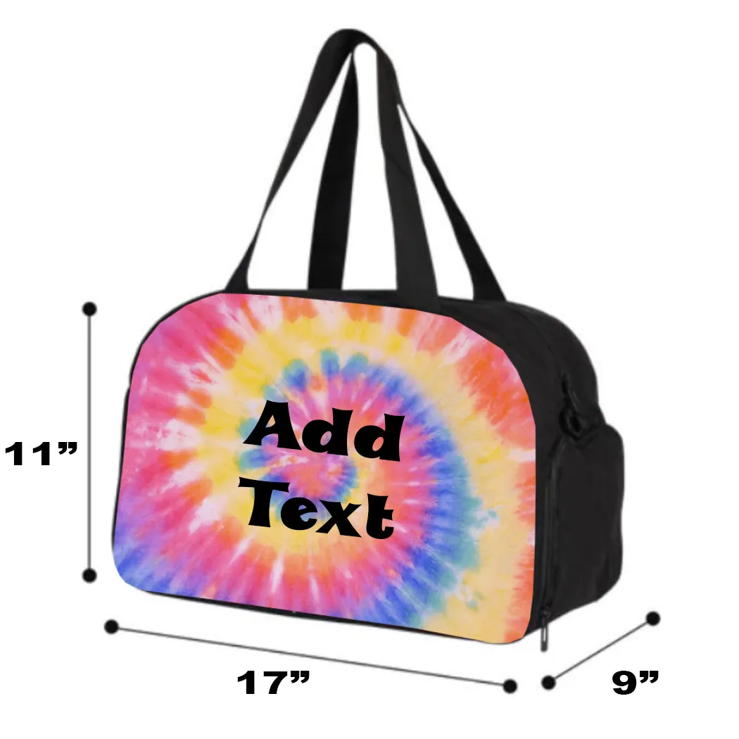 Personalized Tie Dye Backpacks / Lunch Bag / Duffel Bag / Bottle