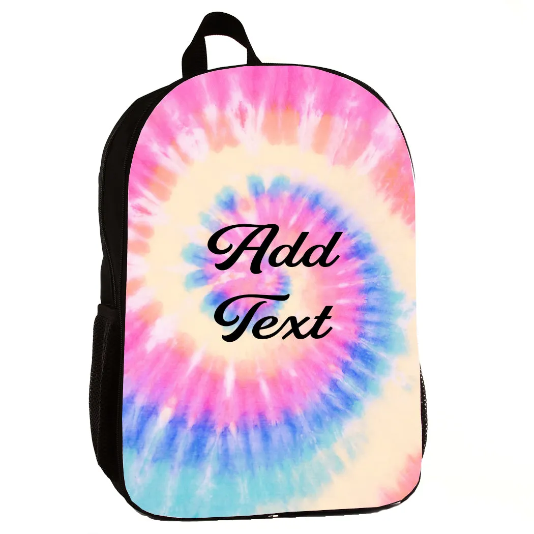 Personalized Tie Dye Backpacks / Lunch Bag / Duffel Bag / Bottle