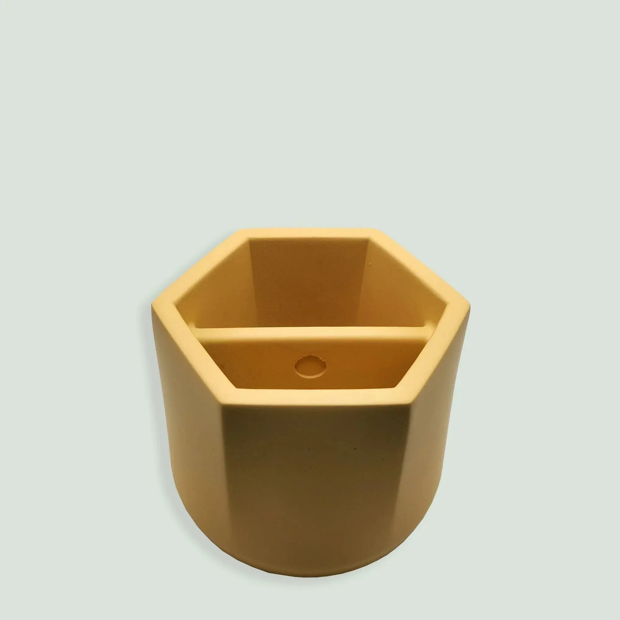 Polyhedron Dual Compartments Storage Jar