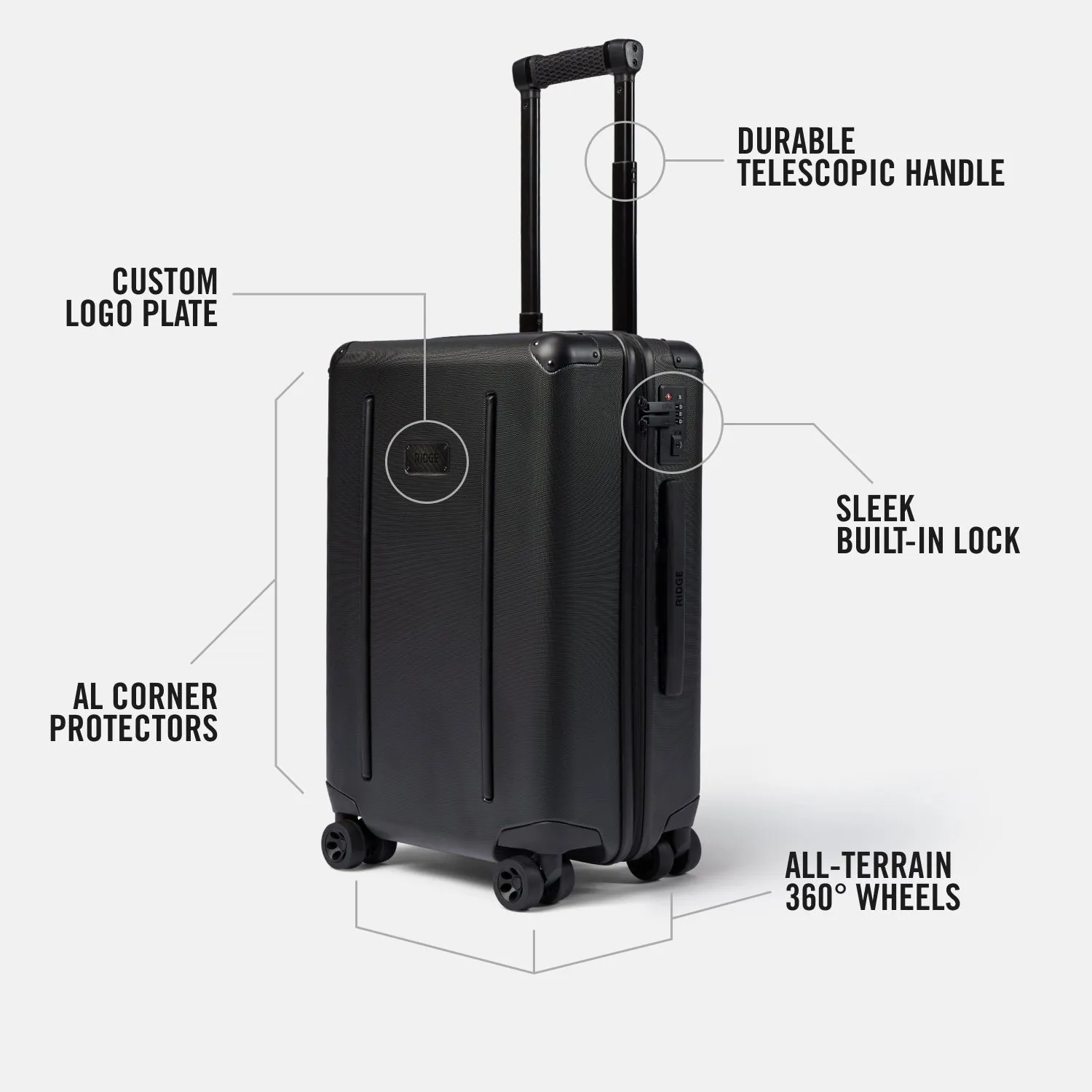 Ridge Carry-On Gunmetal