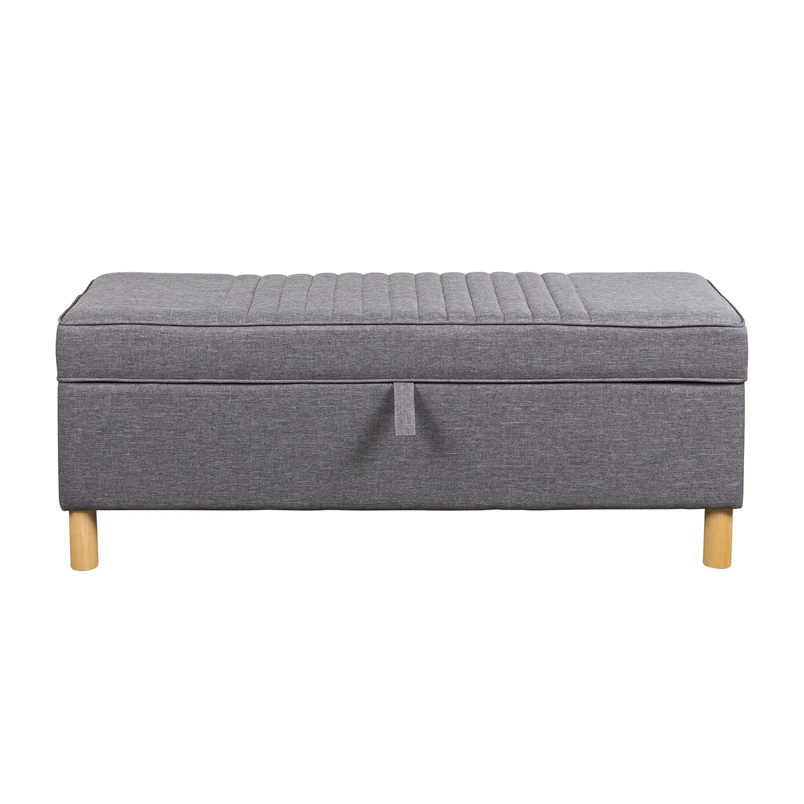 Storage Ottoman - Charcoal